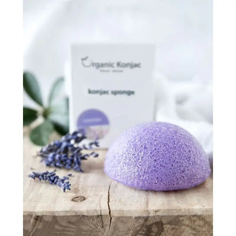 Organic konjac svamp med lavender