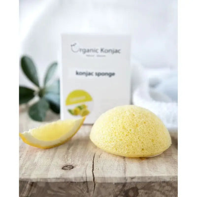 Organic konjac svamp lemon